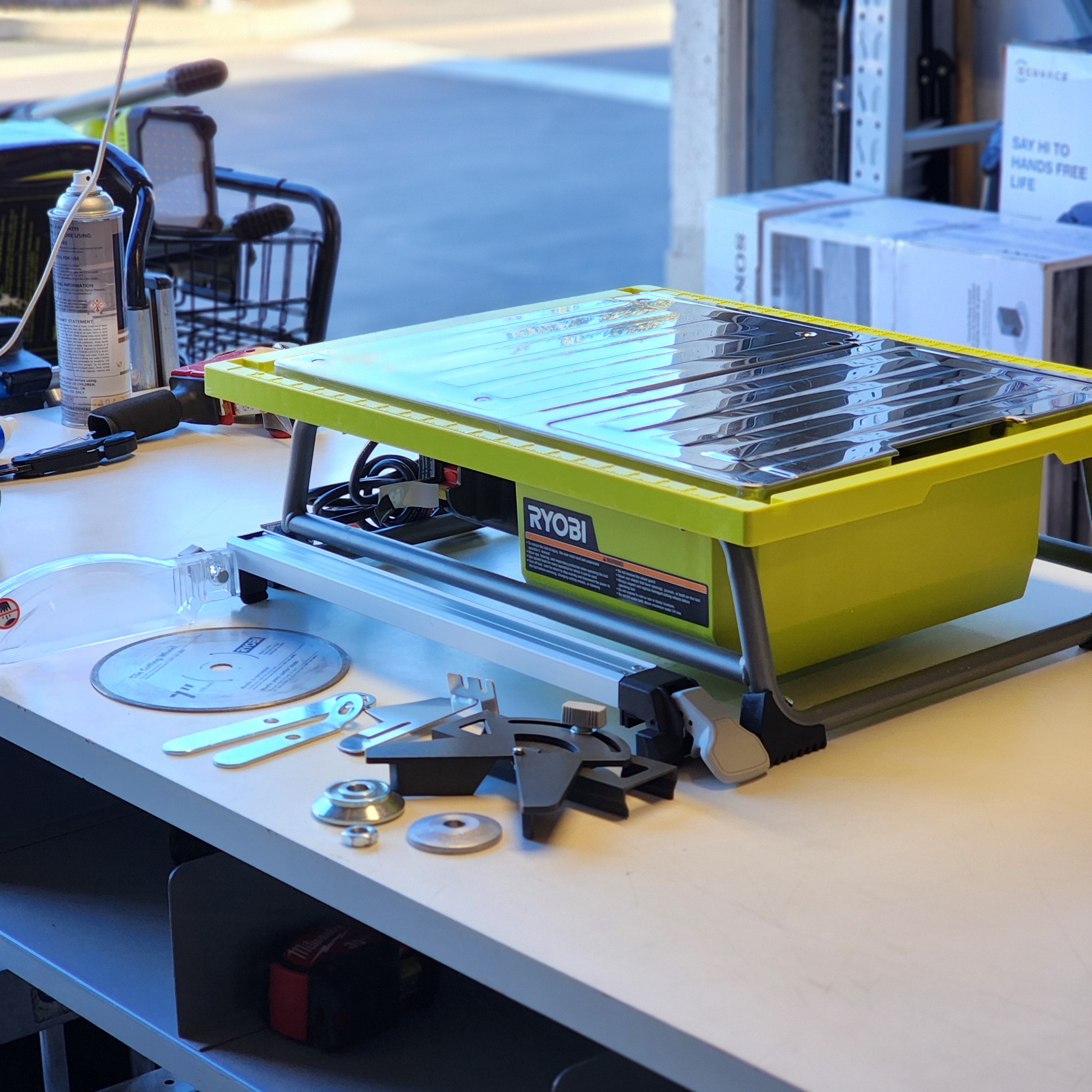 4.8 -Amps 7 in. Blade Corded Tabletop Wet Tile Saw (WS722) 4.8 -Amps 7 in. Blade Corded Tabletop Wet Tile Saw (WS722)